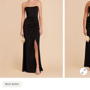 Birdy Grey Strapless Anne Black Gown